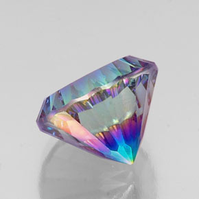 Mystic Quartz Gemstone in 14 mm (calibrated) Size for Sale, Mystic Quartz Stone in Top Rainbow Color