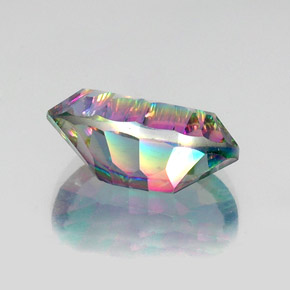 Mystic Quartz Gemstone in 18 x 13 mm (calibrated) Size for Sale, Mystic Quartz Stone in Top Rainbow Color