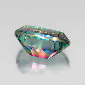 Mystic Quartz Gemstone in 18 x 13 mm (calibrated) Size for Sale, Mystic Quartz Stone in Top Rainbow Color