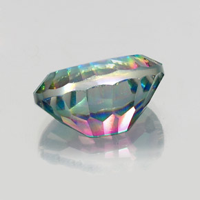 Mystic Quartz Gemstone in 18 x 13 mm (calibrated) Size for Sale, Mystic Quartz Stone in Top Rainbow Color