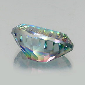 Mystic Quartz Gemstone in 18 x 13 mm (calibrated) Size for Sale, Mystic Quartz Stone in Top Rainbow Color