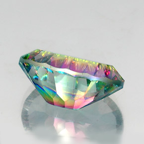 Mystic Quartz Gemstone in 18 x 13 mm (calibrated) Size for Sale, Mystic Quartz Stone in Top Rainbow Color