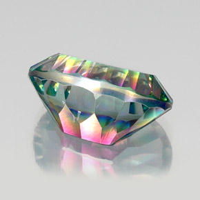 Mystic Quartz Gemstone in 18 x 13 mm (calibrated) Size for Sale, Mystic Quartz Stone in Top Rainbow Color