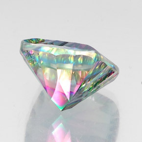 Mystic Quartz Gemstone in 16.2 x 16.2 mm Size for Sale, Mystic Quartz Stone in Top Rainbow Color