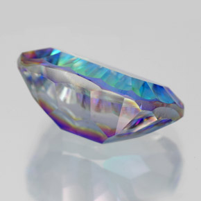 Mystic Quartz Gemstone in 16 x 12 mm (calibrated) Size for Sale, Mystic Quartz Stone in Top Rainbow Color