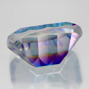 Mystic Quartz Gemstone in 16 x 12 mm (calibrated) Size for Sale, Mystic Quartz Stone in Top Rainbow Color