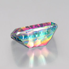 Mystic Quartz Gemstone in 20.1 x 15 mm Size for Sale, Mystic Quartz Stone in Top Rainbow Color