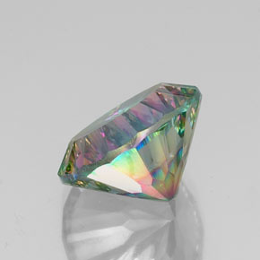 Mystic Quartz Gemstone in 15.2 mm Size for Sale, Mystic Quartz Stone in Top Rainbow Color