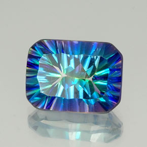 11.51 ct Multicolor Mystic Quartz Stone, Natural Mystic Quartz in Octagon Concave Cut Shape for Sale
