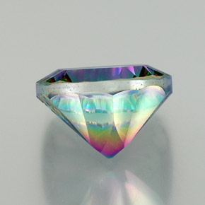 Mystic Quartz Gemstone in 16 x 16 mm Size for Sale, Mystic Quartz Stone in Top Rainbow Color