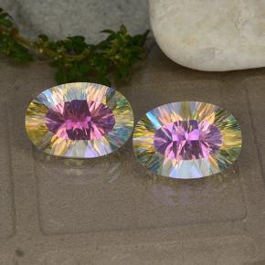 5.4ct Oval Concave Cut Multicolor Mystic Quartz for sale thumb image of 5.4ct Oval Concave Cut Multicolor Mystic Quartz (ID: 482607)