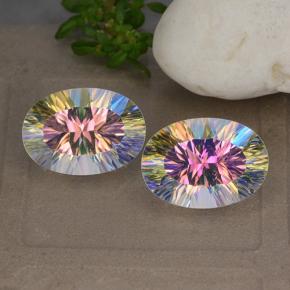 5.4ct Oval Concave Cut Multicolor Mystic Quartz Gem for sale 5.4ct Oval Concave Cut Multicolor Mystic Quartz Gem (ID: 482629)