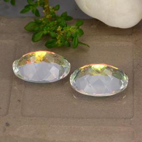 Mystic Quartz Gemstones in 14 x 10 mm (calibrated) Size for Sale, Mystic Quartz Stones in Multicolor Color