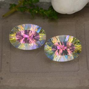 5.5ct Oval Concave Cut Multicolor Mystic Quartz for sale thumb image of 5.5ct Oval Concave Cut Multicolor Mystic Quartz (ID: 482681)