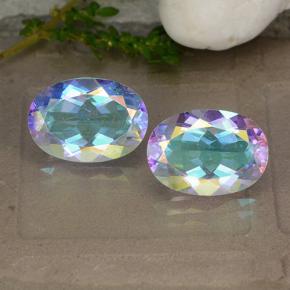 5.3ct Oval Facet Multicolor Mystic Quartz Gem for sale 5.3ct Oval Facet Multicolor Mystic Quartz Gem (ID: 482683)
