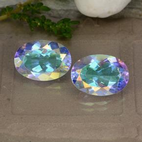 10.3ct Oval Facet Multicolor Mystic Quartz for sale thumb image of 10.3ct Oval Facet Multicolor Mystic Quartz (ID: 482687)