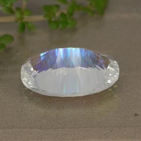 Mystic Quartz Gemstone in 14.3 x 10.1 mm Size for Sale, Mystic Quartz Stone in Multicolor Color