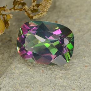 1.53 ct Multicolor Mystic Quartz Stone, Natural Mystic Quartz in Cushion-Cut Shape for Sale