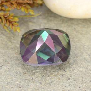 Mystic Quartz Gemstone in 8.1 x 8 mm Size for Sale, Mystic Quartz Stone in Multicolor Color