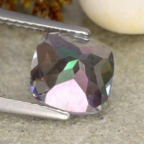 Mystic Quartz Gemstone in 8.1 x 8 mm Size for Sale, Mystic Quartz Stone in Multicolor Color