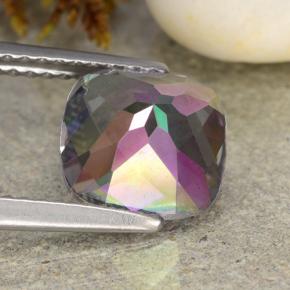 Mystic Quartz Gemstone in 8.3 x 8.3 mm Size for Sale, Mystic Quartz Stone in Multicolor Color