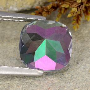 Mystic Quartz Gemstone in 8.2 x 8.2 mm Size for Sale, Mystic Quartz Stone in Multicolor Color