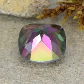 Mystic Quartz Gemstone in 8.1 x 8.1 mm Size for Sale, Mystic Quartz Stone in Multicolor Color