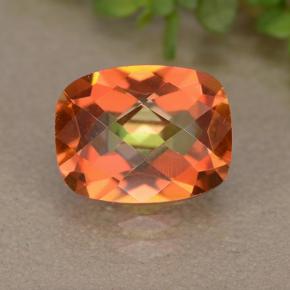 1.79 ct Multicolor Mystic Quartz Gemstone, Mystic Quartz Gem in Cushion Checkerboard Shape for Sale.