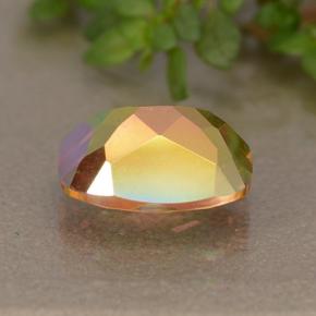 Mystic Quartz Gemstone in 9 x 7.1 mm Size for Sale, Mystic Quartz Stone in Multicolor Color