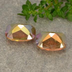 Mystic Quartz Gemstones in 9 x 6.9 mm Size for Sale, Mystic Quartz Stones in Multicolor Color