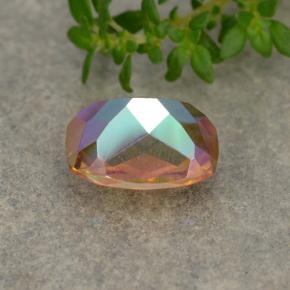 Mystic Quartz Gemstone in 9 x 7 mm Size for Sale, Mystic Quartz Stone in Multicolor Color
