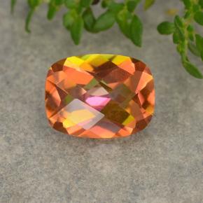 1.7ct Cushion Checkerboard Multicolor Mystic Quartz for sale thumb image of 1.7ct Cushion Checkerboard Multicolor Mystic Quartz (ID: 487890)