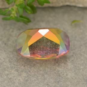 Mystic Quartz Gemstone in 9.1 x 7 mm Size for Sale, Mystic Quartz Stone in Multicolor Color