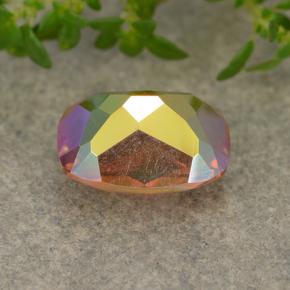 Mystic Quartz Gemstone in 8.8 x 6.9 mm Size for Sale, Mystic Quartz Stone in Multicolor Color