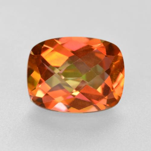 1.8ct Cushion Checkerboard Multicolor Mystic Quartz Gem for sale 1.8ct Cushion Checkerboard Multicolor Mystic Quartz Gem (ID: 488075)