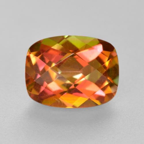 1.8ct Cushion Checkerboard Multicolor Mystic Quartz Gem for sale 1.8ct Cushion Checkerboard Multicolor Mystic Quartz Gem (ID: 488076)