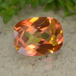 1.73 ct Multicolor Mystic Quartz Stone, Natural Mystic Quartz in Cushion Checkerboard Shape for Sale