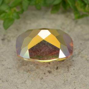 Mystic Quartz Gemstone in 9 x 7 mm Size for Sale, Mystic Quartz Stone in Multicolor Color
