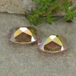 Mystic Quartz Gemstones in 9.1 x 7.1 mm Size for Sale, Mystic Quartz Stones in Multicolor Color
