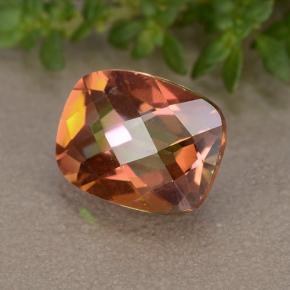 1.82 ct Multicolor Mystic Quartz Stone, Natural Mystic Quartz in Cushion Checkerboard Shape for Sale