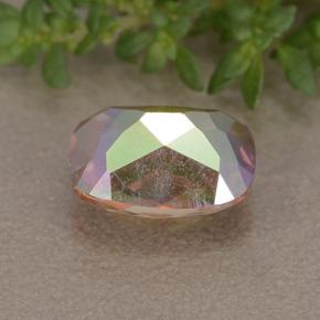 Mystic Quartz Gemstone in 9 x 7 mm Size for Sale, Mystic Quartz Stone in Multicolor Color