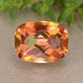 1.81 ct Multicolor Mystic Quartz Gemstone, Mystic Quartz Gem in Cushion Checkerboard Shape for Sale.