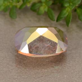 Mystic Quartz Gemstone in 9 x 7 mm Size for Sale, Mystic Quartz Stone in Multicolor Color