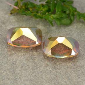 Mystic Quartz Gemstones in 9.1 x 7 mm Size for Sale, Mystic Quartz Stones in Multicolor Color