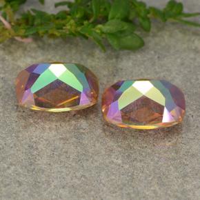 Mystic Quartz Gemstones in 8.9 x 6.9 mm Size for Sale, Mystic Quartz Stones in Multicolor Color