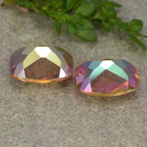 Mystic Quartz Gemstones in 9.1 x 7 mm Size for Sale, Mystic Quartz Stones in Multicolor Color