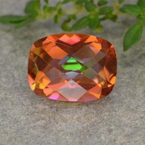 1.7ct Cushion Checkerboard Multicolor Mystic Quartz Gem for sale 1.7ct Cushion Checkerboard Multicolor Mystic Quartz Gem (ID: 488519)