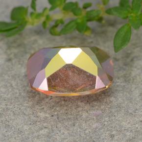 Mystic Quartz Gemstone in 9 x 7 mm Size for Sale, Mystic Quartz Stone in Multicolor Color