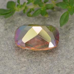 Mystic Quartz Gemstone in 9 x 7 mm Size for Sale, Mystic Quartz Stone in Multicolor Color