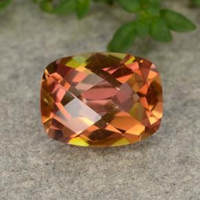 1.78 ct Multicolor Mystic Quartz Gemstone, Mystic Quartz Gem in Cushion Checkerboard Shape for Sale.